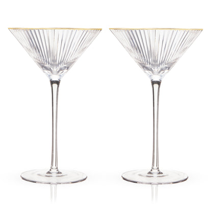 Meridian Crystal Martini Glasses Viski®