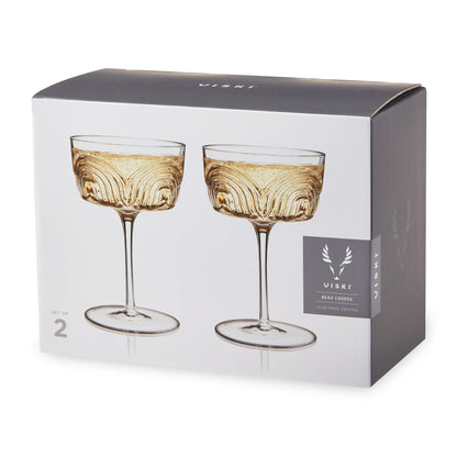 Deco Beau Crystal Coupes Viski®