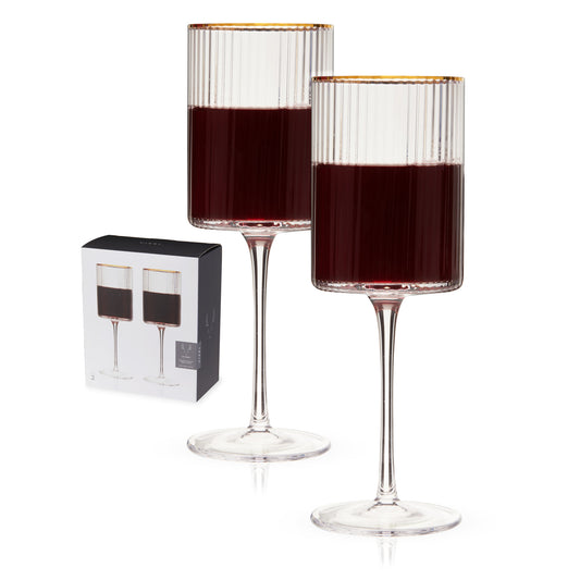 Meridian Crystal Wine Glasses Viski®