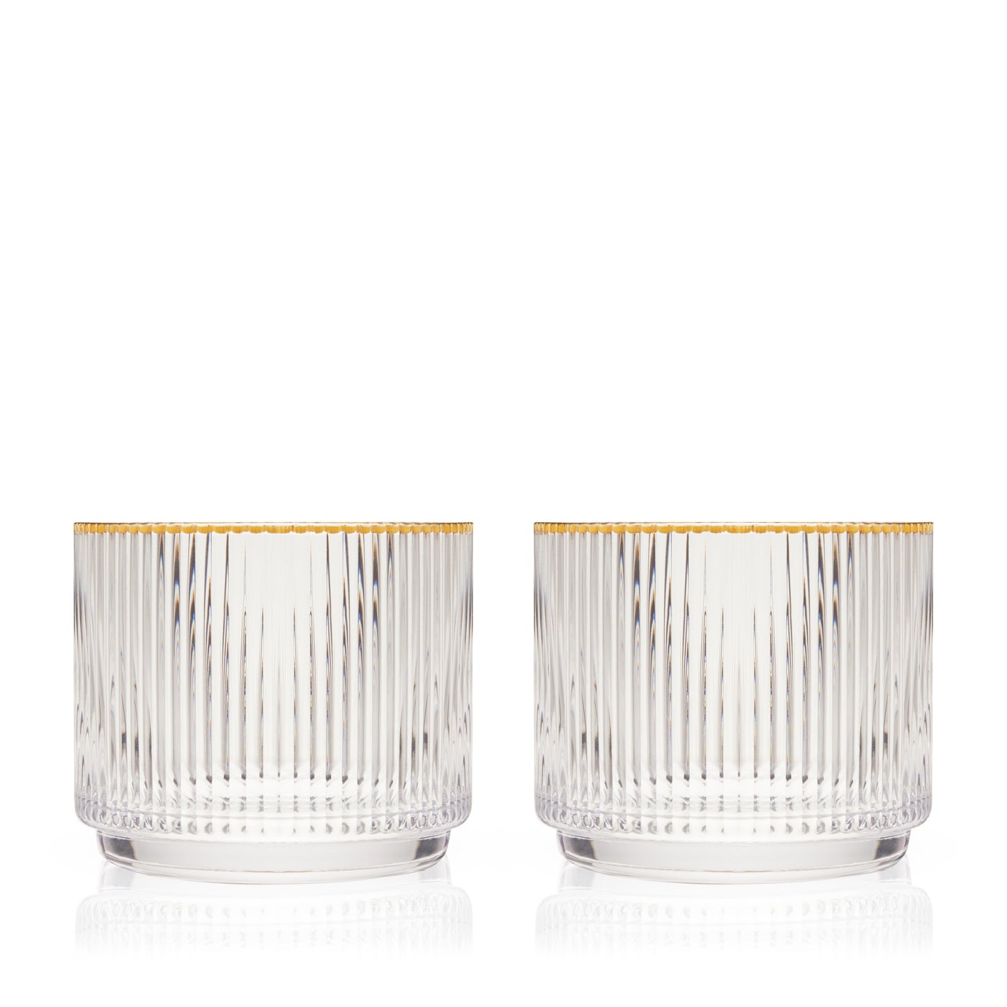 Meridian Crystal Lowball Tumblers