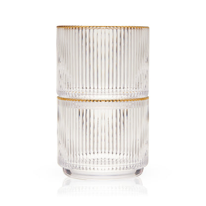 Meridian Crystal Lowball Tumblers