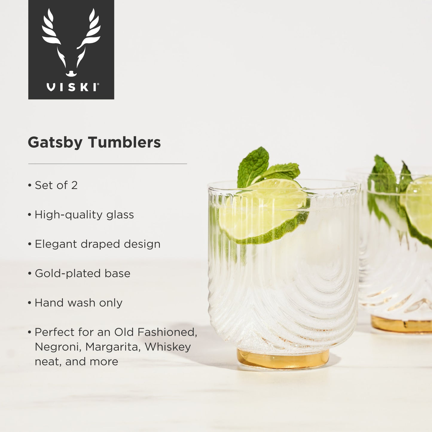 Gatsby Tumblers by Viski®