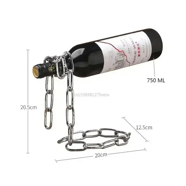 Magical Suspension Iron Chain Wine Racks