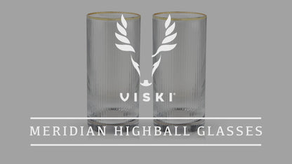 Meridian Crystal Highball Glasses